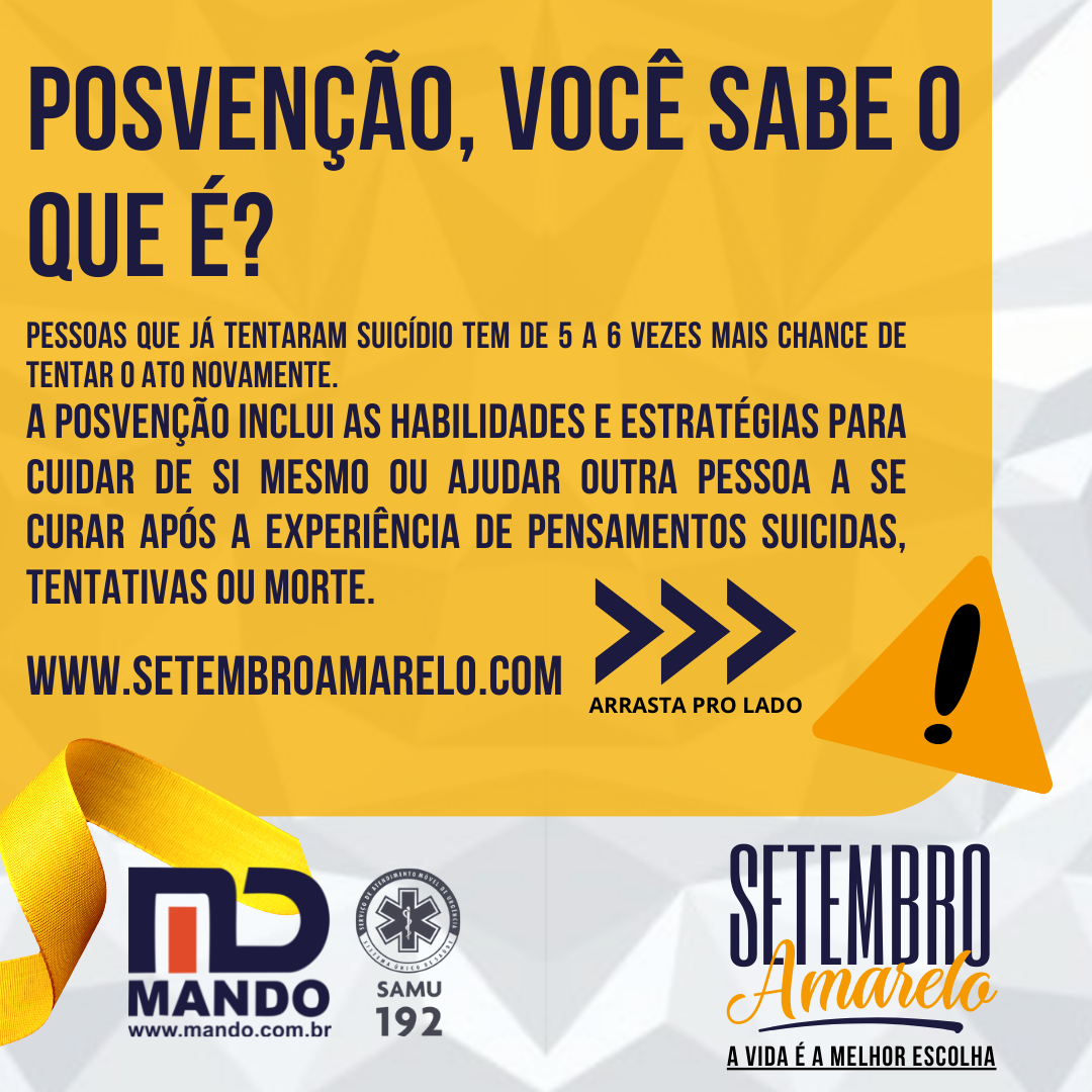 campanha do Setembro Amarelo