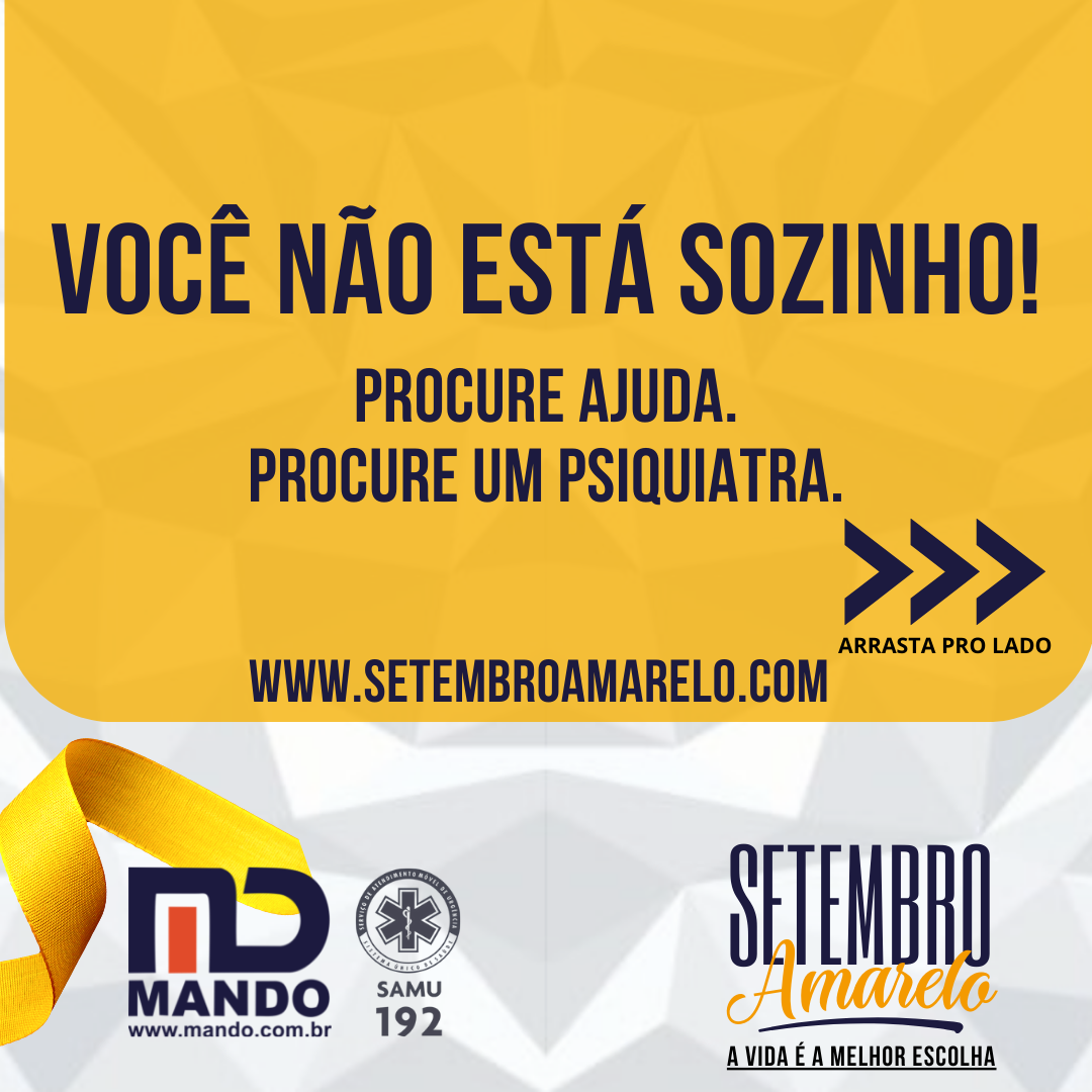 campanha do Setembro Amarelo
